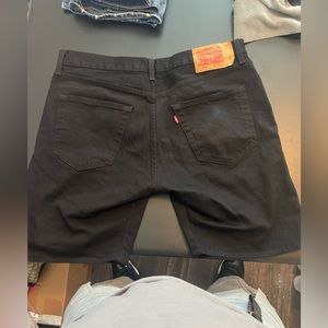 Levi’s 501 Men black jean shorts